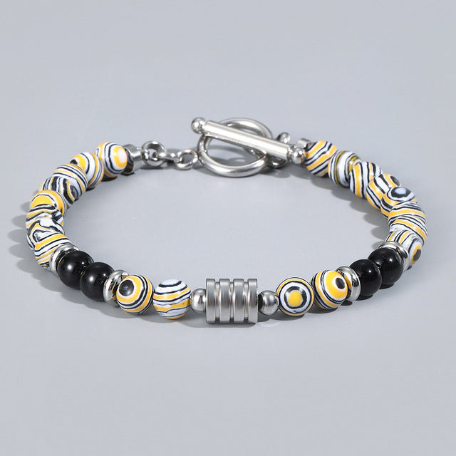 Clasp Tiger Eye Bracelet for Men - SJB-DIAMOND ELITES