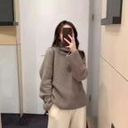 New High Neck Thick Sweater Women Pi-Mart
