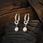 S925 Sterling Silver Water Pearl Earrings Pi-Mart