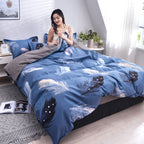 Scandinavian Style Simple Duvet Cover Single Bed Pi-Mart