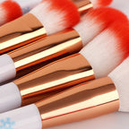 Christmas Portable Makeup Brush With Red Handle Pi-Mart