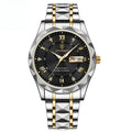 Men's Waterproof Double Calendar Luminous Quartz Watch Pi-Mart