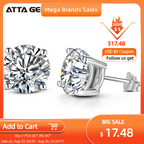 Moissanite Stud Earrings Pi-Mart