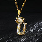Zircon Alphabet Necklace - SJB-DIAMOND ELITES