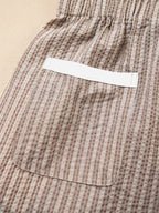StripeFlex Cargo Joggers: Comfy, Pocketed, Easy-Care THRIXINE