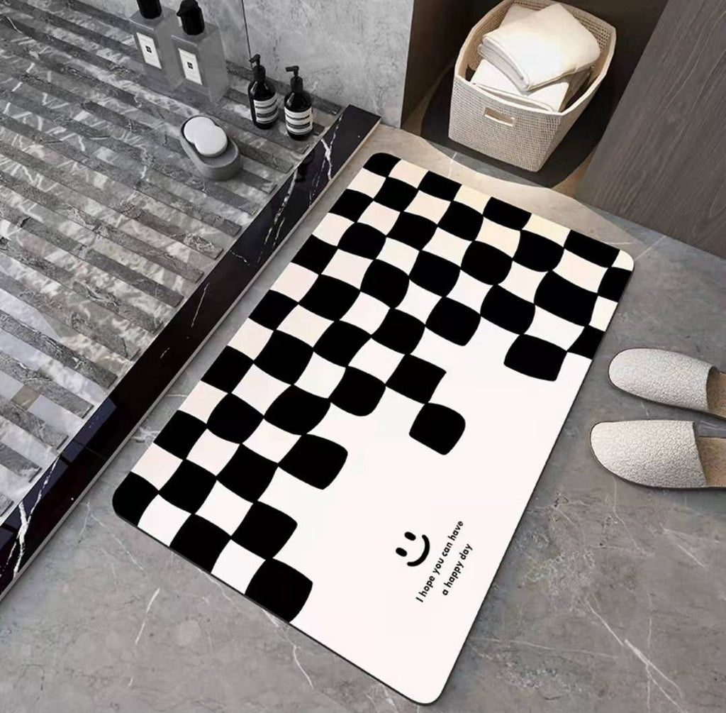 Soft Diatom Mud Floor Mat Bathroom Absorbent Non-slip Pi-Mart