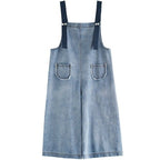 Loose Denim Overalls