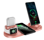 Wireless Charger For IPhone Fast Charger For Phone Fast Charging Pad For Phone Watch 6 In 1 Charging Dock Station Pi-Mart