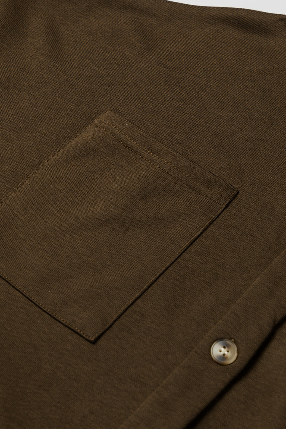 Dark Brown Button Up Contrast Knitted Sleeves Hooded Jacket Lootquake LLC