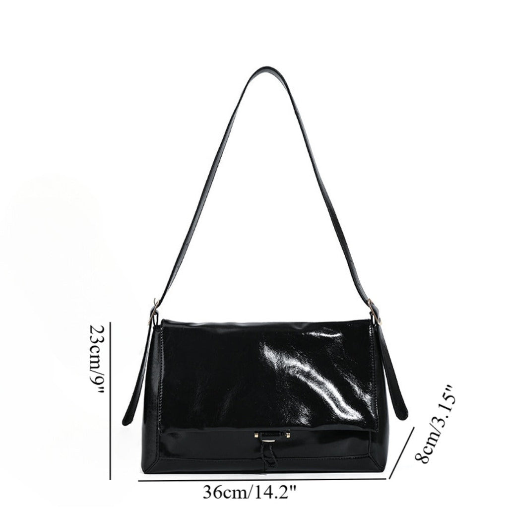 Large armpit bag for women, soft leather shoulder bag for women, large capacity messenger bag, hobo shoulder bag for women - SJB-DIAMOND ELITES