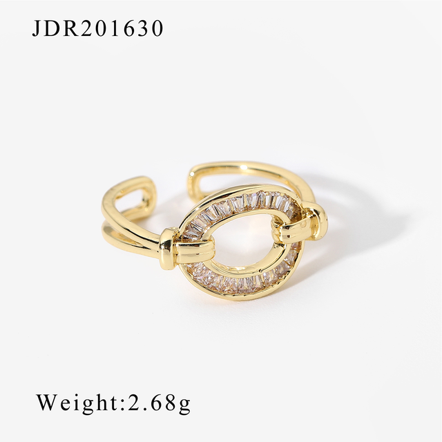 Open Shiny Stone Ring - SJB-DIAMOND ELITES