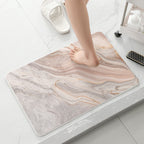 Marble Bathroom Super Absorbent Floor Mats Pi-Mart