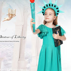 Children's Statue Of Liberty Cos Costume Ancient Greek Dress Lootquake LLC