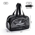 PVC transparent swimming storage bag, wet and dry separation sports beach bag, large capacity fitness bag, Transparent travel tote bag for women - SJB-DIAMOND ELITES