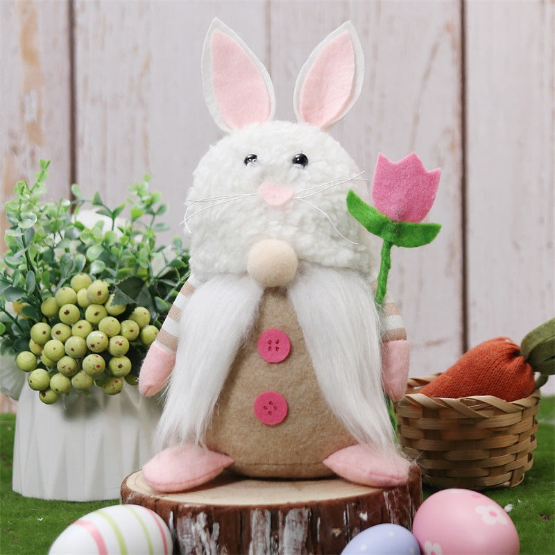 Easter Bunny Doll Presents A Holiday Ornament Gift Pi-Mart
