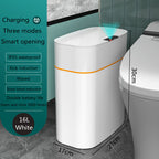 Smart Trash Can With Lid For Bedroom And Living Room Kitchen Storage Box Trash Can Induction Small Car Box Automatic Smart Dustbin Smart Trash Bin Pi-Mart