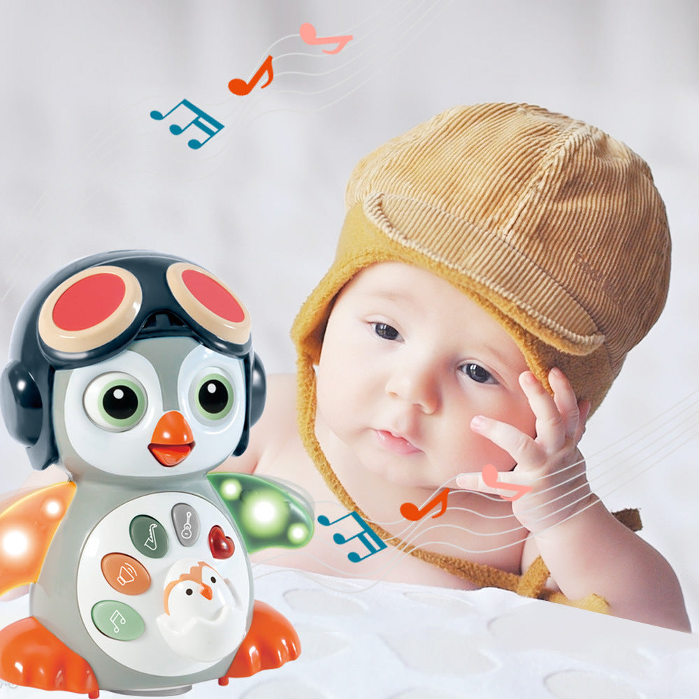 Electric Universal Light Music Swing Dancing Penguin Toys Pi-Mart
