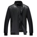 Men's Leather Jackets Spring And Autumn Plus Cashmere Men's Loose Pi-Mart