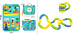 New Busy Book Children's Busy Board Dressing And Buttoning Learning Baby Early Education Preschool Sensory Learning Toy Pi-Mart