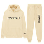 Essentials Sweatshirt Suit Men's and Women's Sweatshirt and Pant 2-Piece Set Hip-Hop Hoodie Suit by Pi-Mart Pi-Mart