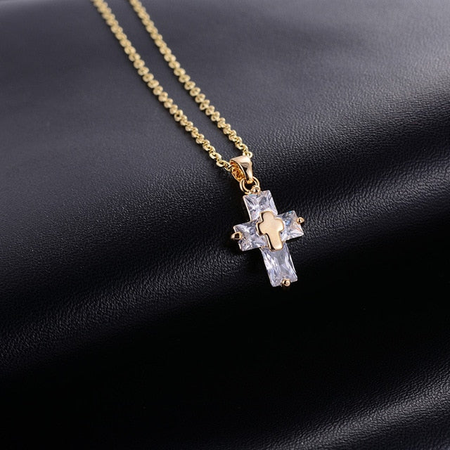 Cross Pendant Necklace - SJB-DIAMOND ELITES