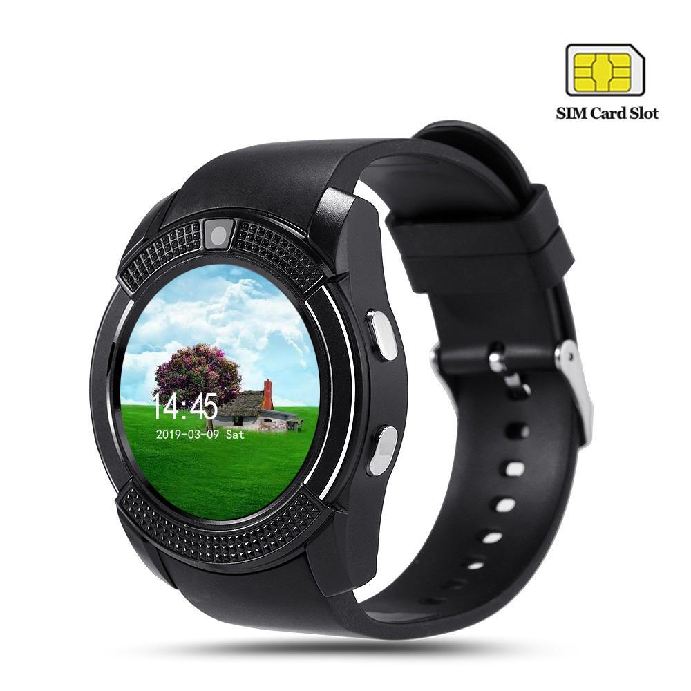 Famous Sport Men Smart Watch WIth SIM card For Android and IOS sistems With Camera Rounded Answer Call Dial Call Smartwatch and  Heart Rate Fitness Tracker - SJB-DIAMOND ELITES