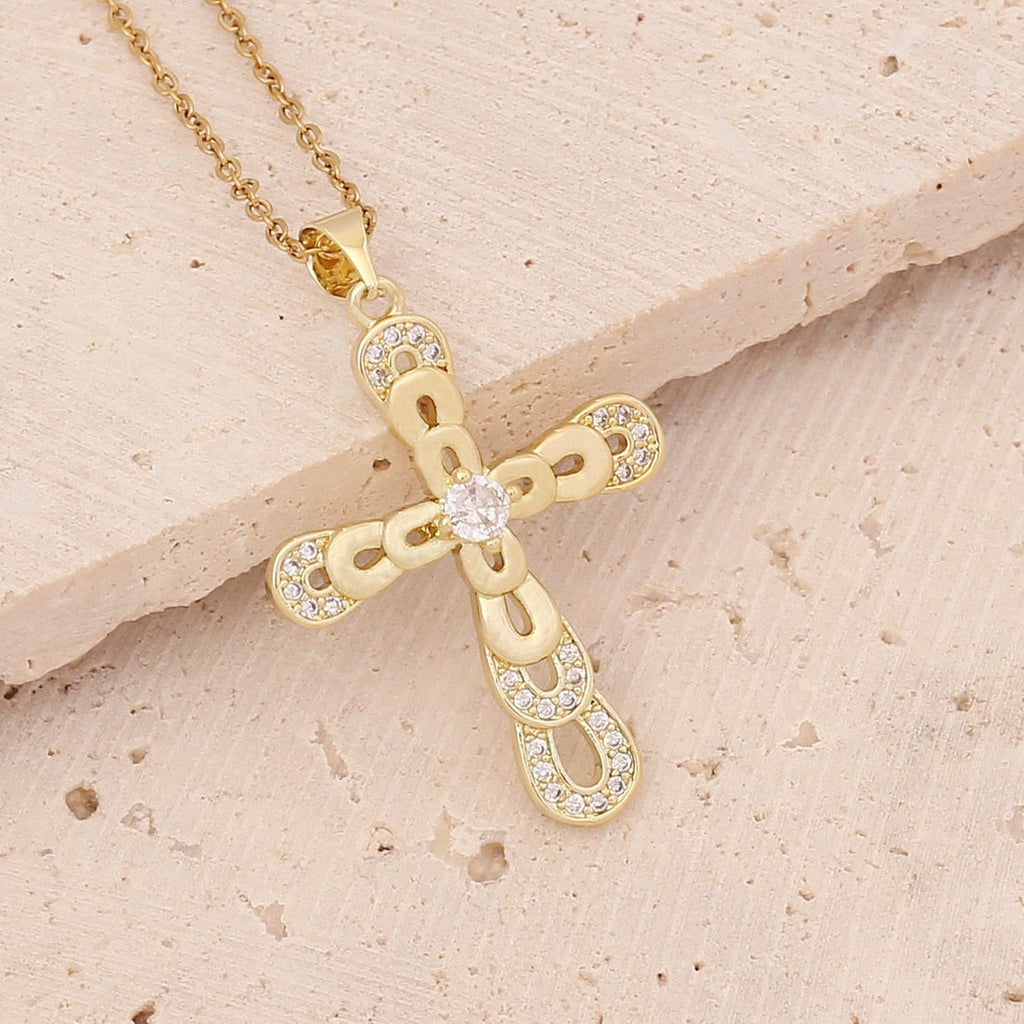 Gold Plated Pendant Necklace Pi-Mart