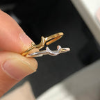 Small Crescent Aesthetic Ring - SJB-DIAMOND ELITES