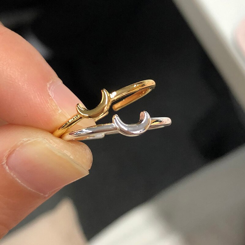 Small Crescent Aesthetic Ring - SJB-DIAMOND ELITES