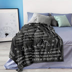 1pc Gifts Blanket For Him, Husband Boyfriend Gifts Blanket, Birthday Gift Ideas For Boyfriend, I Love You Gifts For Him Perfect For Birthday, Anniversary, Christmas, Valentine's Day, Soft And Comfortable Throw Blanket Lootquake LLC
