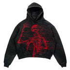 Punk Wind Ninja Printed Hoodies Pi-Mart