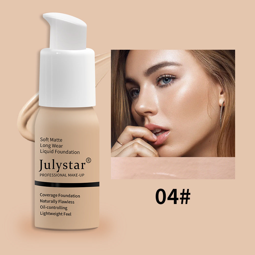Waterproof Lasting Non Take Off Makeup Concealer Liquid Foundation Beauty Makeup Pi-Mart