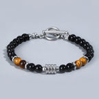 Clasp Tiger Eye Bracelet for Men - SJB-DIAMOND ELITES