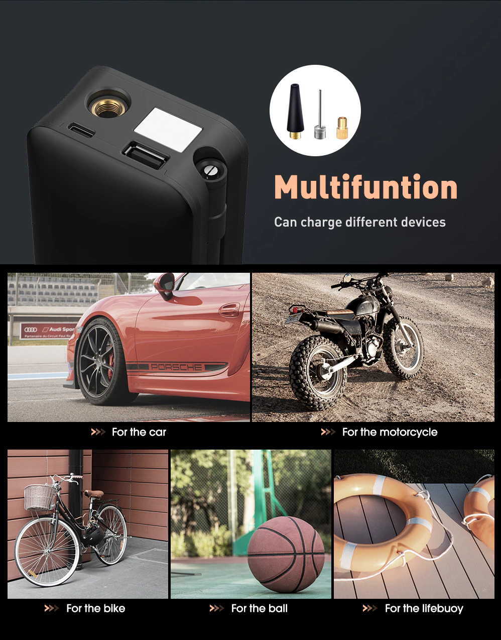 Portable Electric Tire Inflator - SJB-DIAMOND ELITES