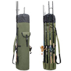 Cylinder Outdoor Fishing Bag Multifunctional Fishing Rod Bag Sea Rod Fishing Gear Storage Bag Pi-Mart
