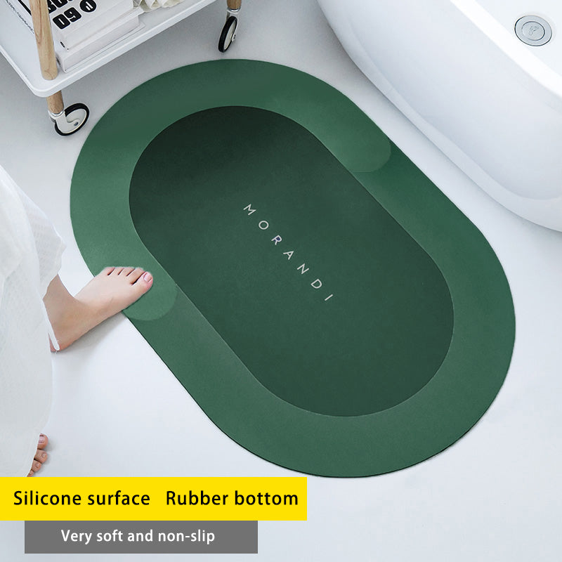 Diatom Mud Absorbent Pad Toilet Floor Mat Soft Non-slip Pi-Mart