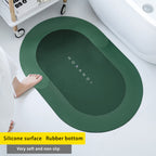 Diatom Mud Absorbent Pad Toilet Floor Mat Soft Non-slip Pi-Mart