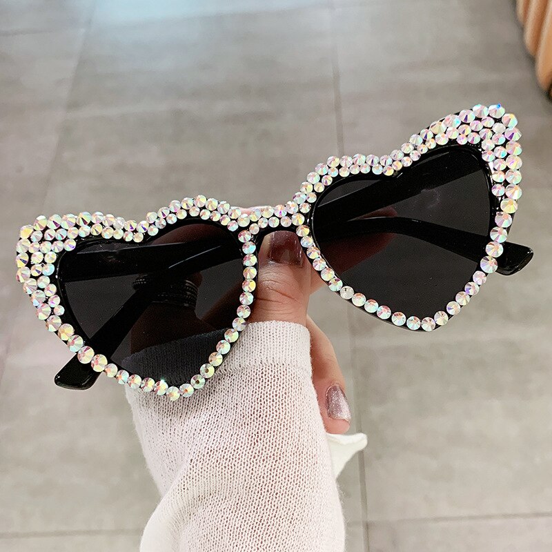 Cat Eye Heart Fashion Sunglasses - SJB-DIAMOND ELITES