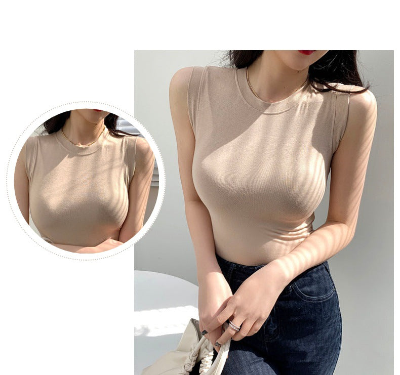 Womens Ribbed Thick Strap Tight Slim Fitted Sporty Workout Tank Tops for   Ladies - SJB-DIAMOND ELITES
