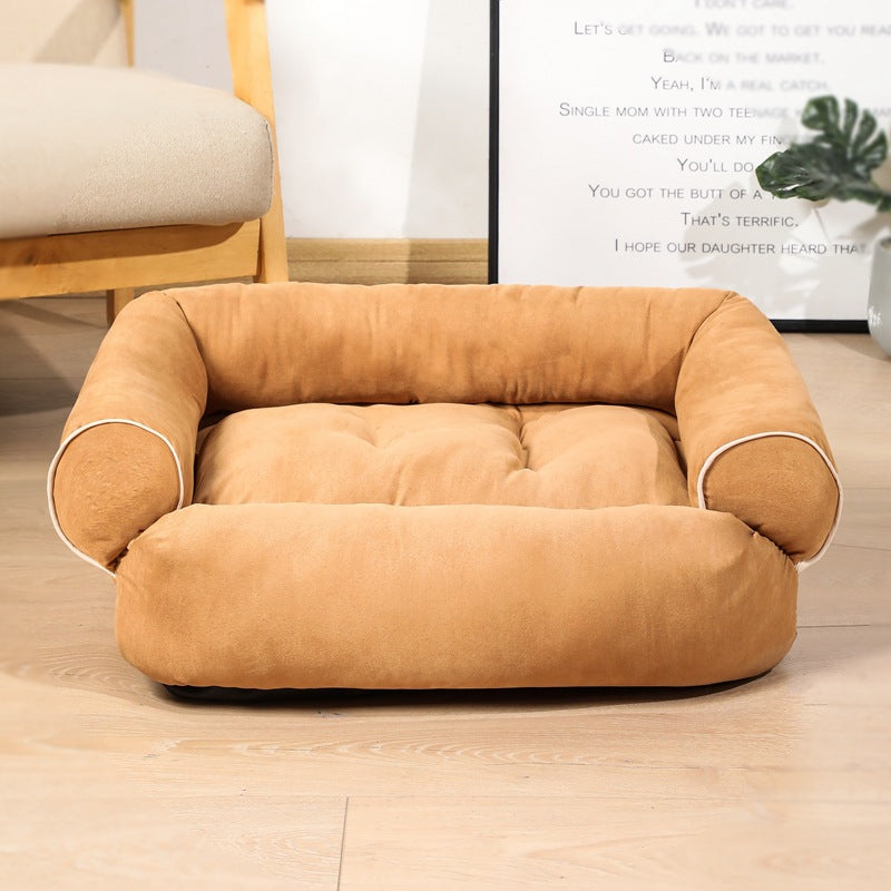 Dog Sofa Bed Sleeping Bag Kennel Cat Puppy Sofa Bed Pet House Winter Warm Beds Cushion Pi-Mart