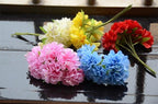 6pcs Silk Stamen Artificial Flower Bouquet Wedding Party Decoration Handmade Wreath Gift Scrapbooking Craft Fake Flowers Stevvex