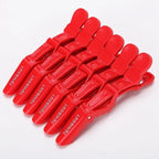 6pcs/lot Plastic Hair Clip Hairdressing Clamps Claw Section Alligator Clips Barber For Salon Styling Hair Accessories Easy To Carry And Use Hair Styling Tools For Women Stevvex