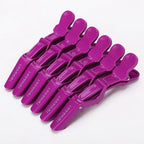 6pcs/lot Plastic Hair Clip Hairdressing Clamps Claw Section Alligator Clips Barber For Salon Styling Hair Accessories Easy To Carry And Use Hair Styling Tools For Women Stevvex