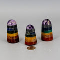 7 Chakras Pillar Tower - Natural Gemstone Crystal Healing Energy Crystal Destiny