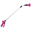 Sprout 7-Pattern 33" Extension Watering Wand in Raspberry Red