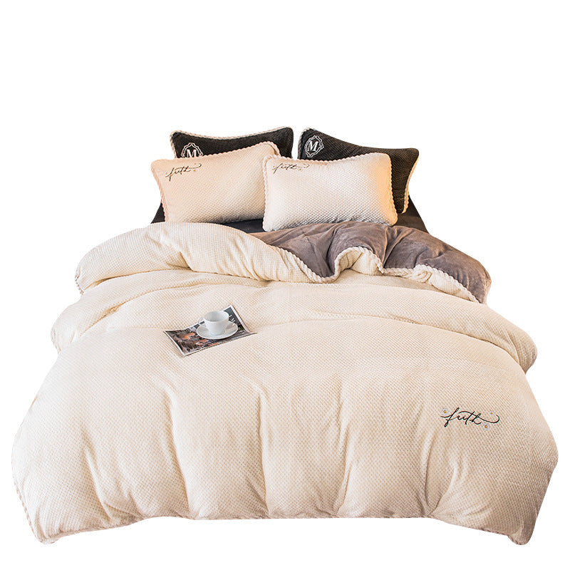 Multifunctional Removable And Washable Pineapple Fleece Winter Quilt Pi-Mart