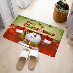 Christmas Floor Mat Bedroom Bathroom Home Absorbent Non-slip Pi-Mart