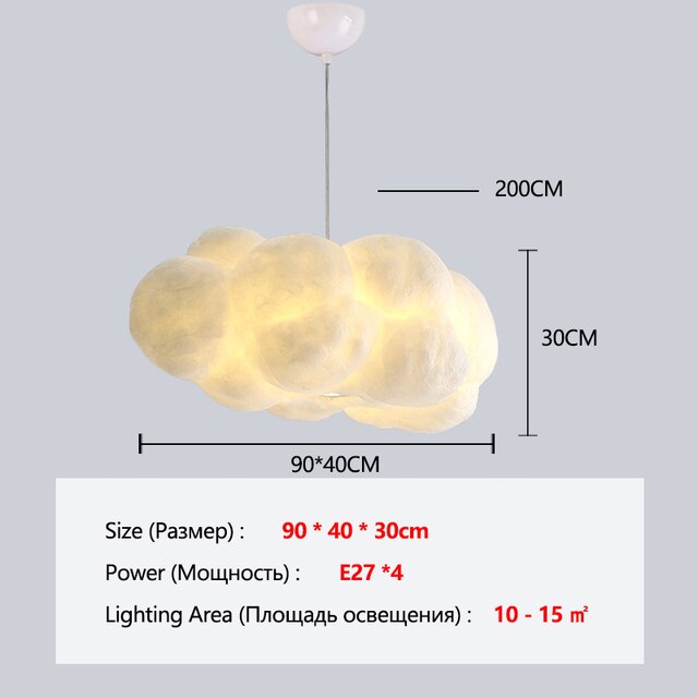 Floating Cloud Chandelier Lamp - SJB-DIAMOND ELITES