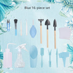 Succulent planting tool combination set