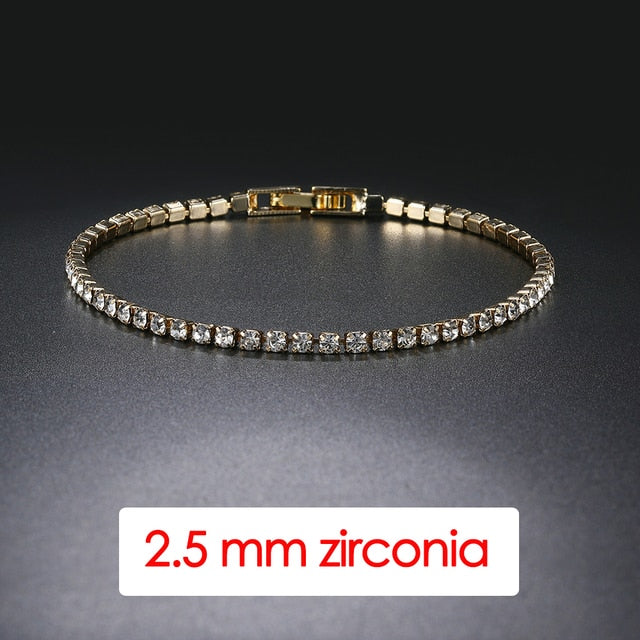 Iced Out Crystal Tennis Bracelet Pi-Mart